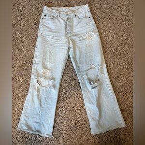 Kancan Stylish Light Blue Distressed Women Jeans size 7/27